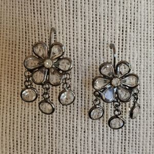 Beaded flower earrings